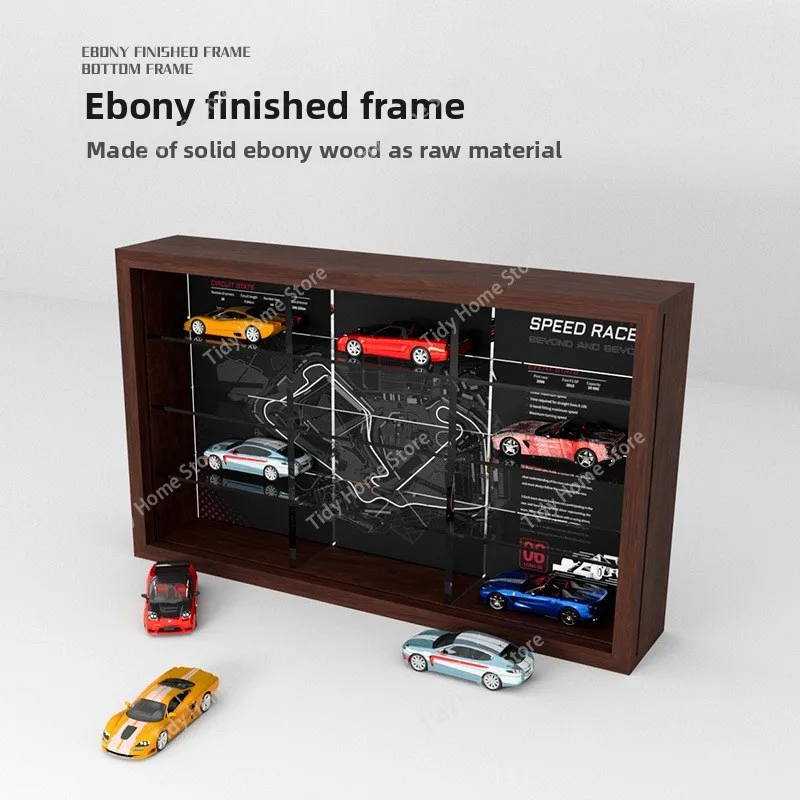 

Модель парковки, сцена 1:64, коробка для хранения игрушечных автомобилей, модель автомобиля, настенная коллекция украшений для парковки в гараже