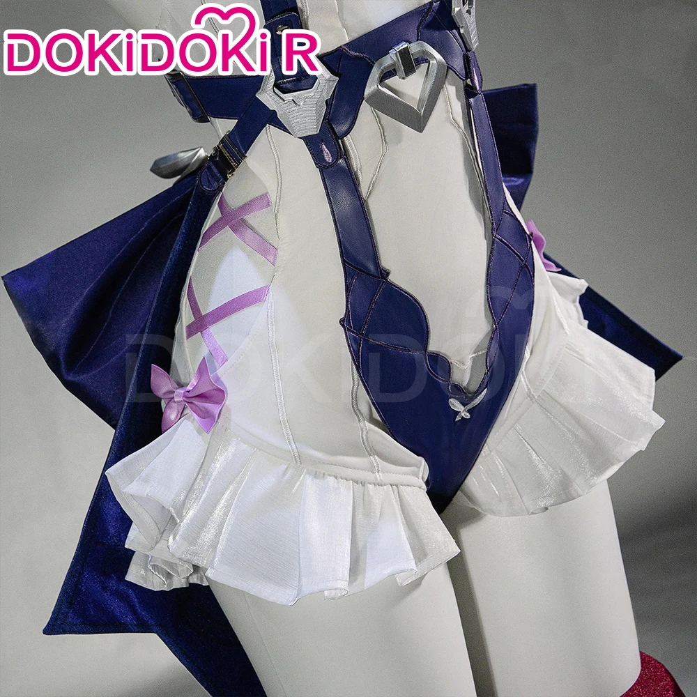 Vivian Banshee Cosplay Costume Game Zenless Zone Zero 2026 ZZZ VVA Vivian Swimsuit Sexy Purple Dress Cosplay view 4