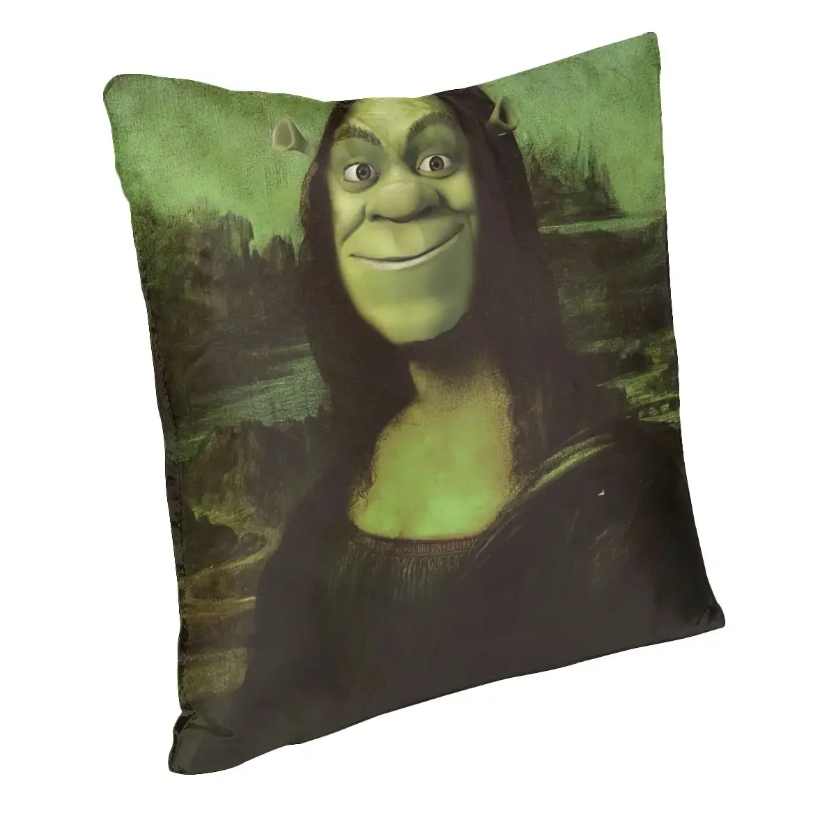 Shreks Mona Lisa Pillowcase Soft Polyester Cushion Cover Decorative Pillow Case Cover Sofa Zippered