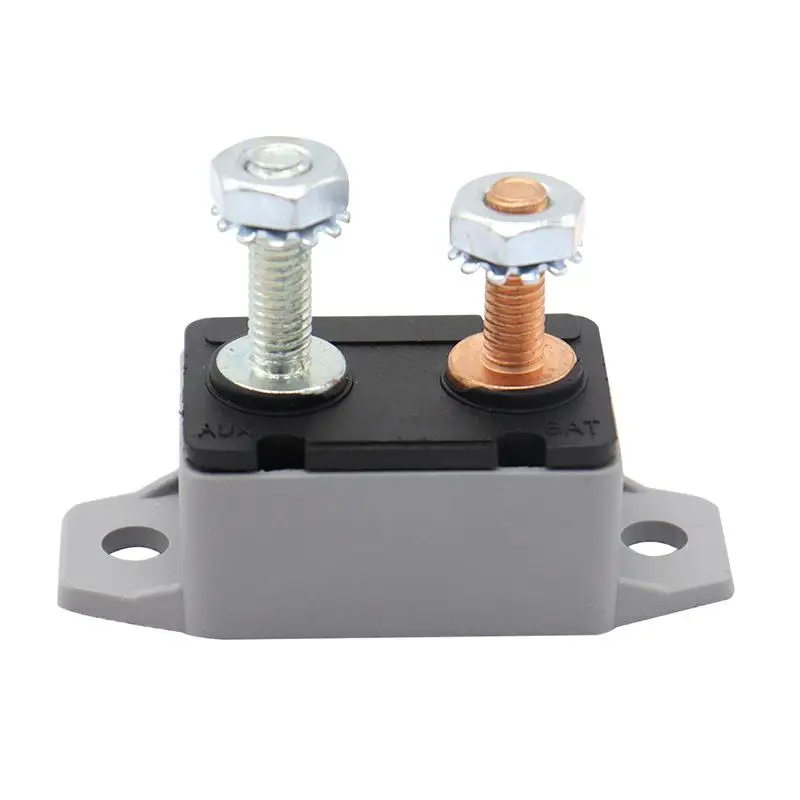 

10A-50A Защита от перегрузки по току с автоматическим сбросом Предохранительное устройство «один в одном» Автоматический выключатель перегрузки по току низкого напряжения 12/24 В