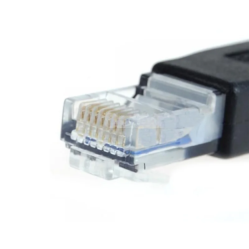 PC USB to RJ45 암 A 노트북 LAN 네트워크 케이블, 이더넷 컨버터, 변압기 플러그, RJ45 커넥터 어댑터, 도매 2 개