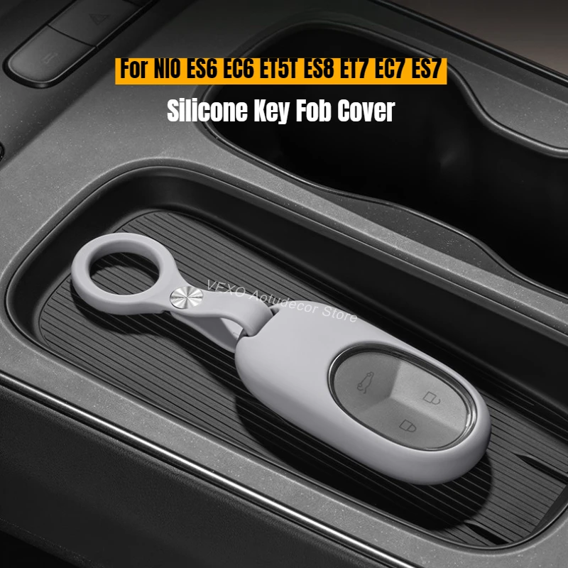 

Силиконовый чехол для ключей автомобиля NIO ES6, EC6, ET5T, ES8, ET7, EC7, ES7, защитный брелок-футляр для ключей электромобиля, аксессуары