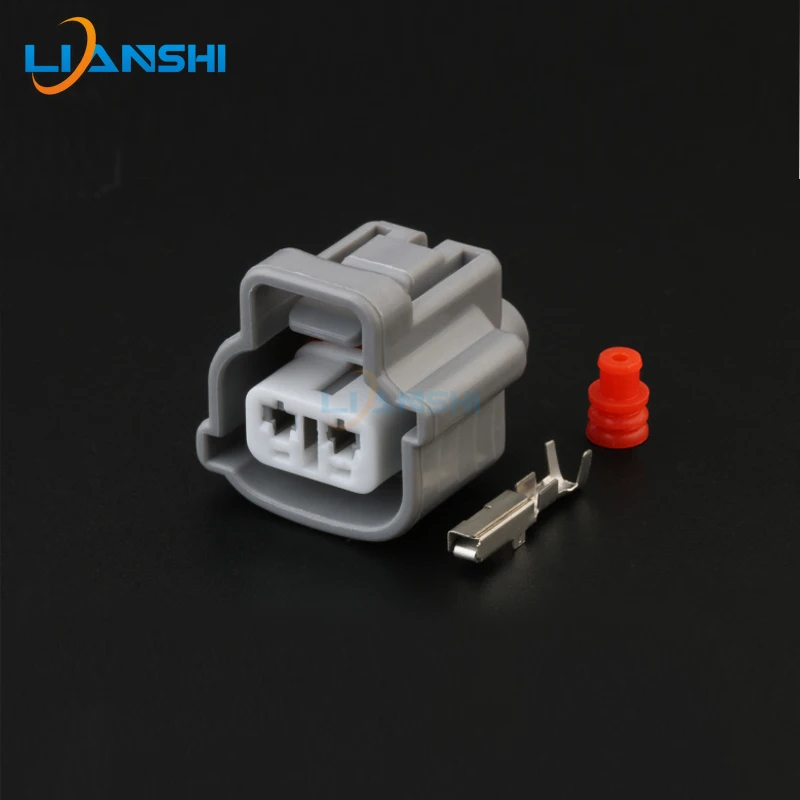 6189-0175 2Pin Waterproof Fog Light Turn Signal Connector Female Socket with Terminals for Isuzu NPR Harness