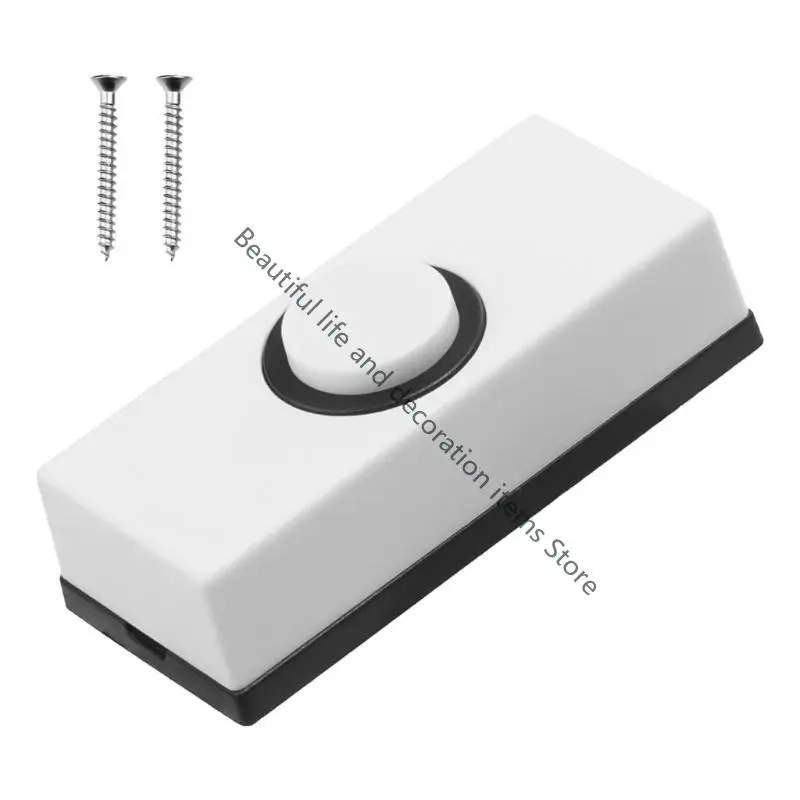 

XX9B Wiring Door Bells Push Buttons With Screws Plastic Hard Wiring Press Button