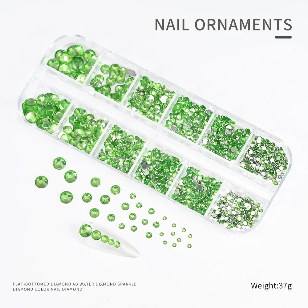 1000+ szt. Walentynkowe czerwone luksusowe cyrkonie do zdobienia paznokci SS4-SS16 okrągłe czerwone błyszczące diamenty do paznokci z aplikatorem do manicure, kryształki