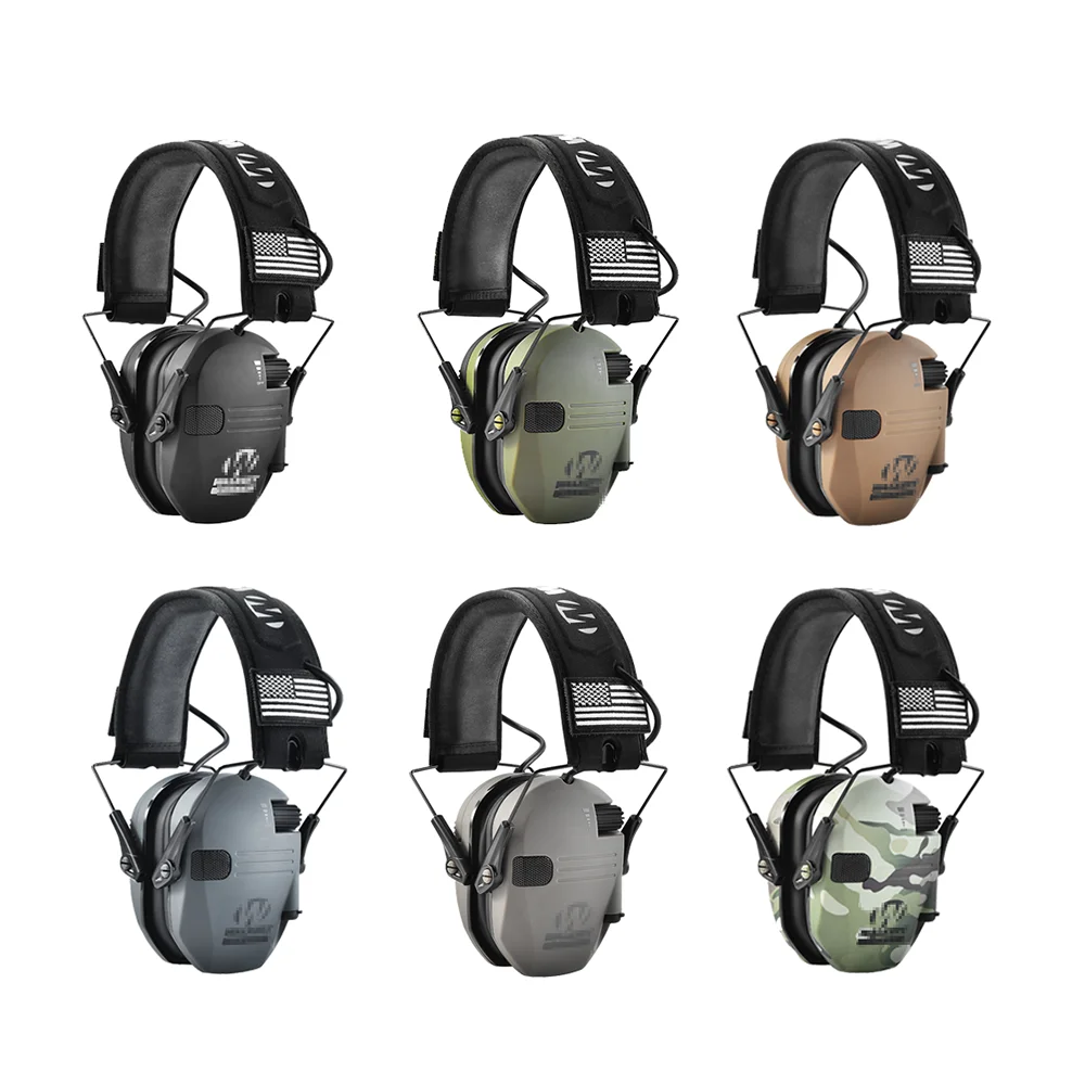 Shooting Earmuffs Outdoor Sport Electronic Earmuff Shooting Protective Headset Foldable Headset Protective Headset