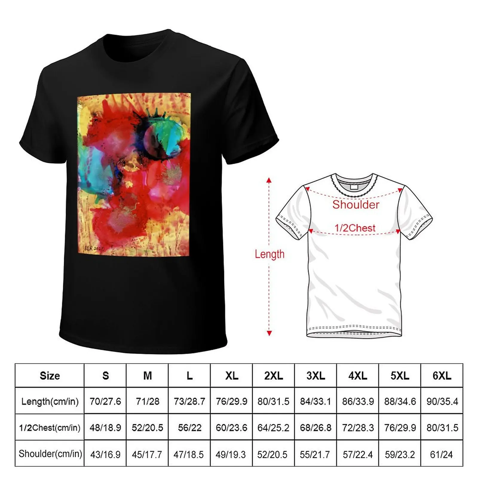 Nested T-Shirt Casual Fashion Print Tee Top