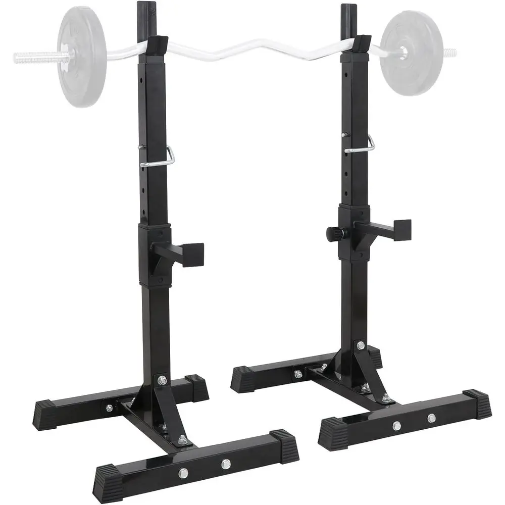 Squat Rack Stand for Adjustable Bench Press, Home Gym, 550LB Weight Capacity