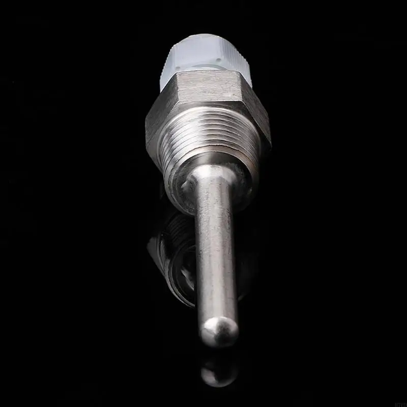 H7ED 5 Sizes Temperature 1/2-inch Thermowell Stainless Steel with Plastic for Beer Fermenter Homebrew Durable