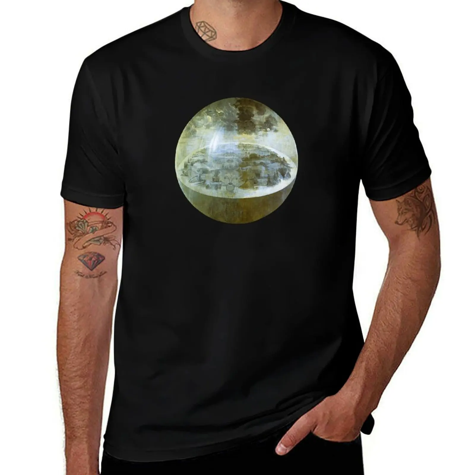 The back of the garden T-Shirt t shirts for man pack cotton t shirt men 100% cotton luxury brand T-Shirt