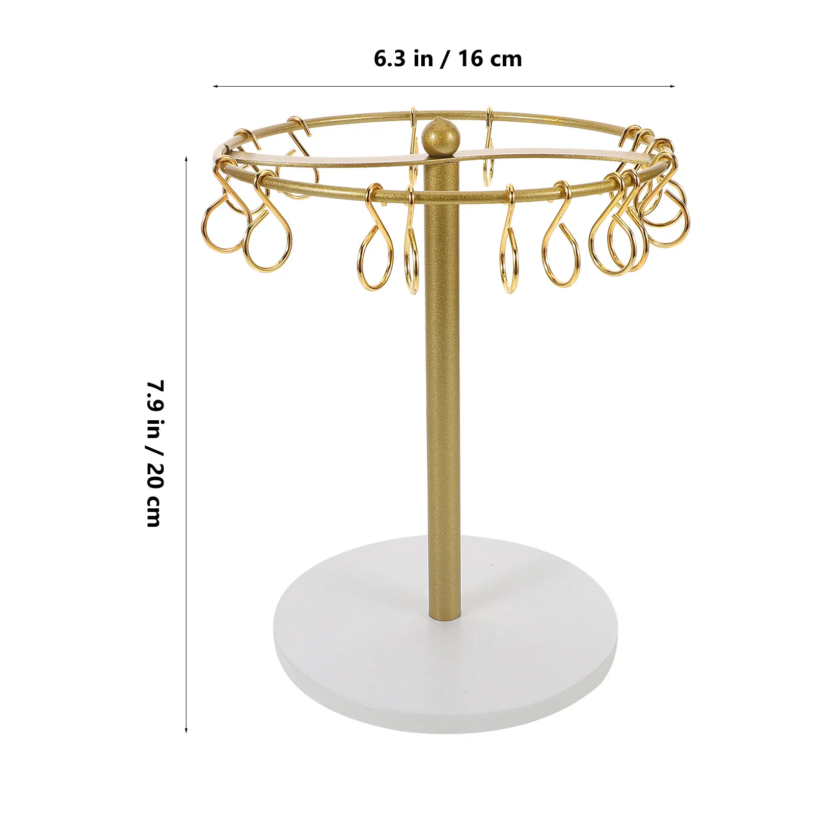 Dual Purpose Metal Hair Clip Organizer Hair Claw Organizer Headband Storage Rack Hairpin Stand Bedroom Bathroom Vanity Decor
