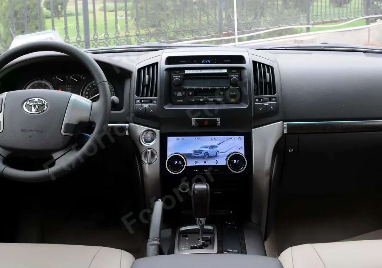 Air Conditioner Climate Board Auto For Toyota Land Cruiser LC200 2008-2015 Car Digital AC Control Panel Android Screen