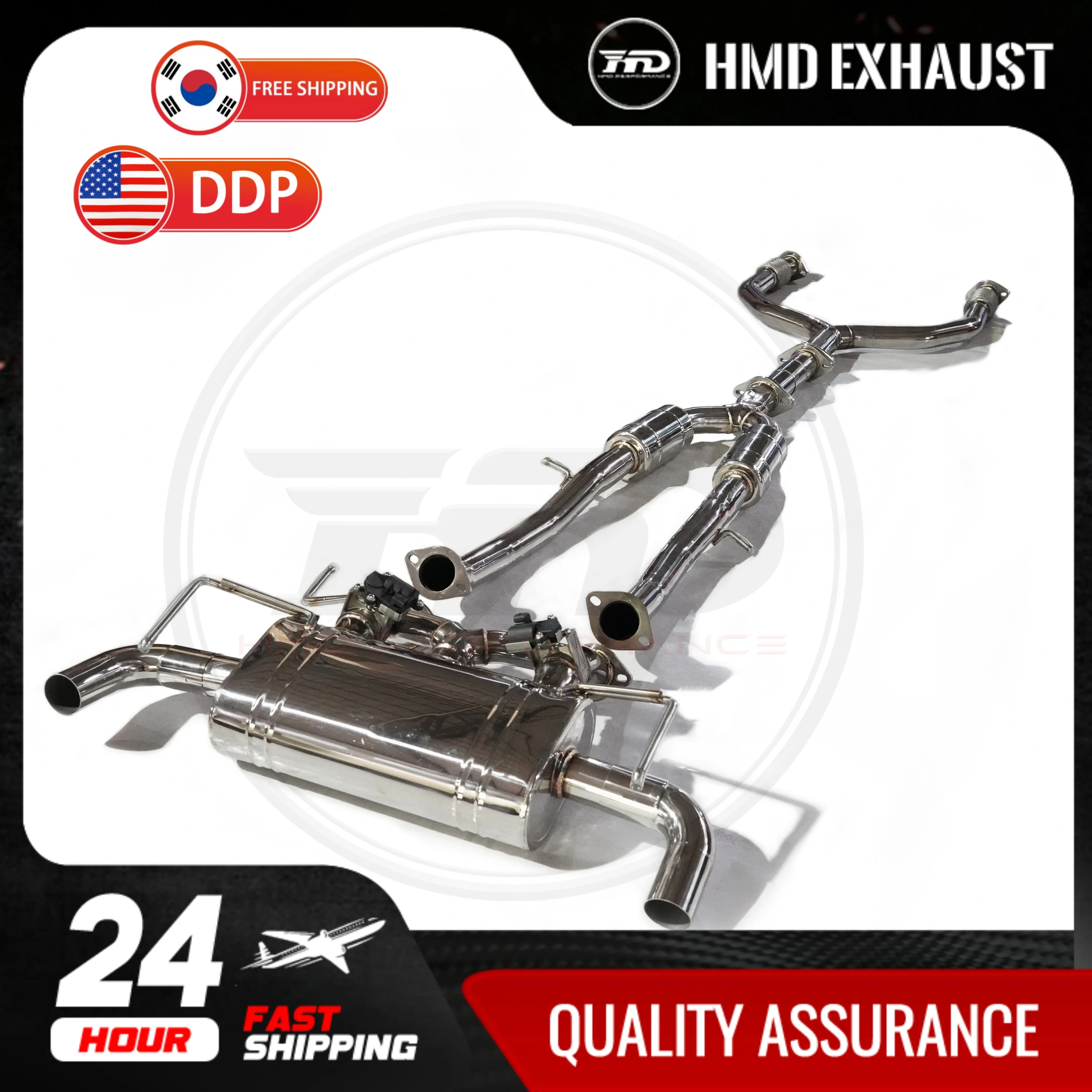 

HMD Exclusive customization Exhaust System Catback for Nissan 370Z 3.7L Stainless steel Electronic Valve Muffler car