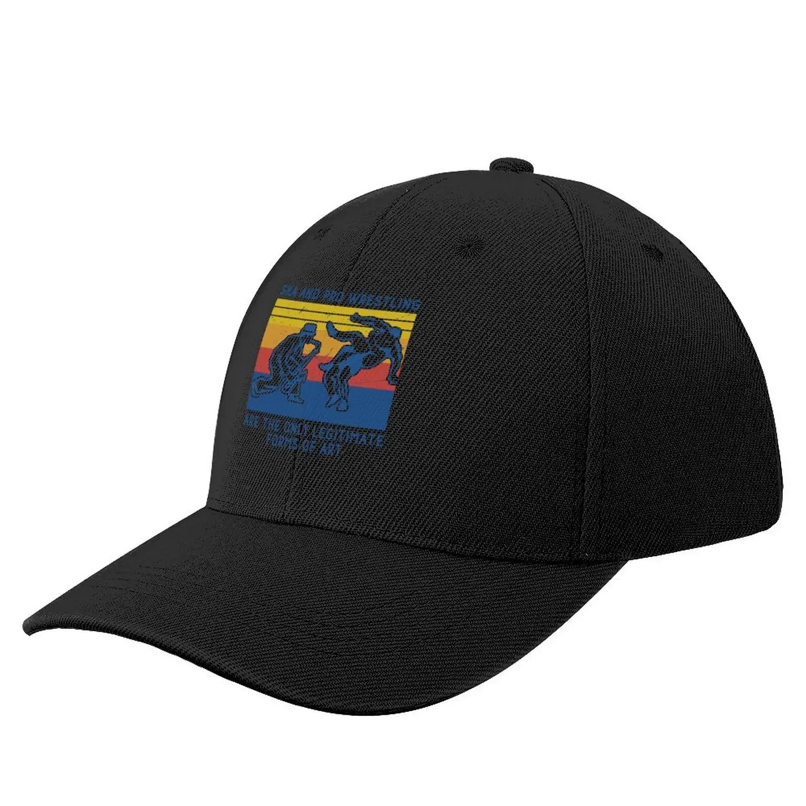 

retro vintage Ska And Pro Wrestling Are The Only Legitimate Forms Of Art tee funny Baseball Cap hard hat Women's Hats Men's