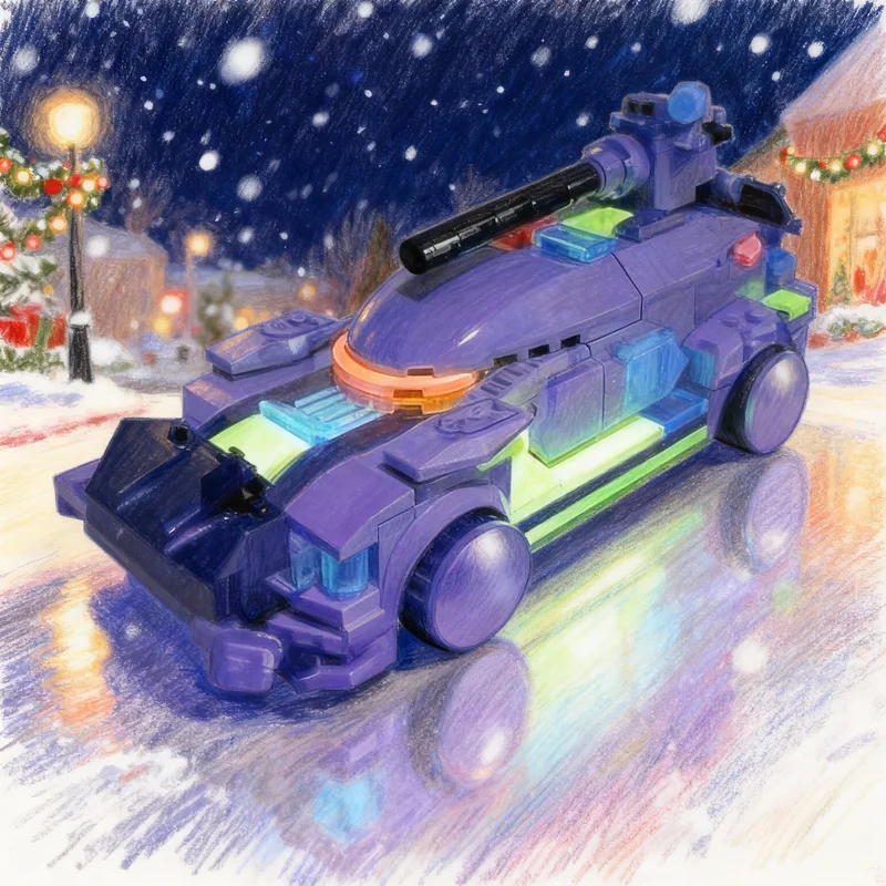 

396pcs MOC City Champions Cyberpunk Police SWAT Scorpion Model Building Toys Blocks Christmas Gift Architecture Idea Brick