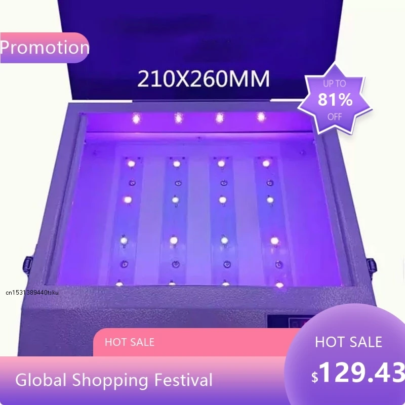 

1309 Electric UV Exposure Unit Hot Foil Pad Printing PCB Resin Version Printing Machine PS Edition Print Machine