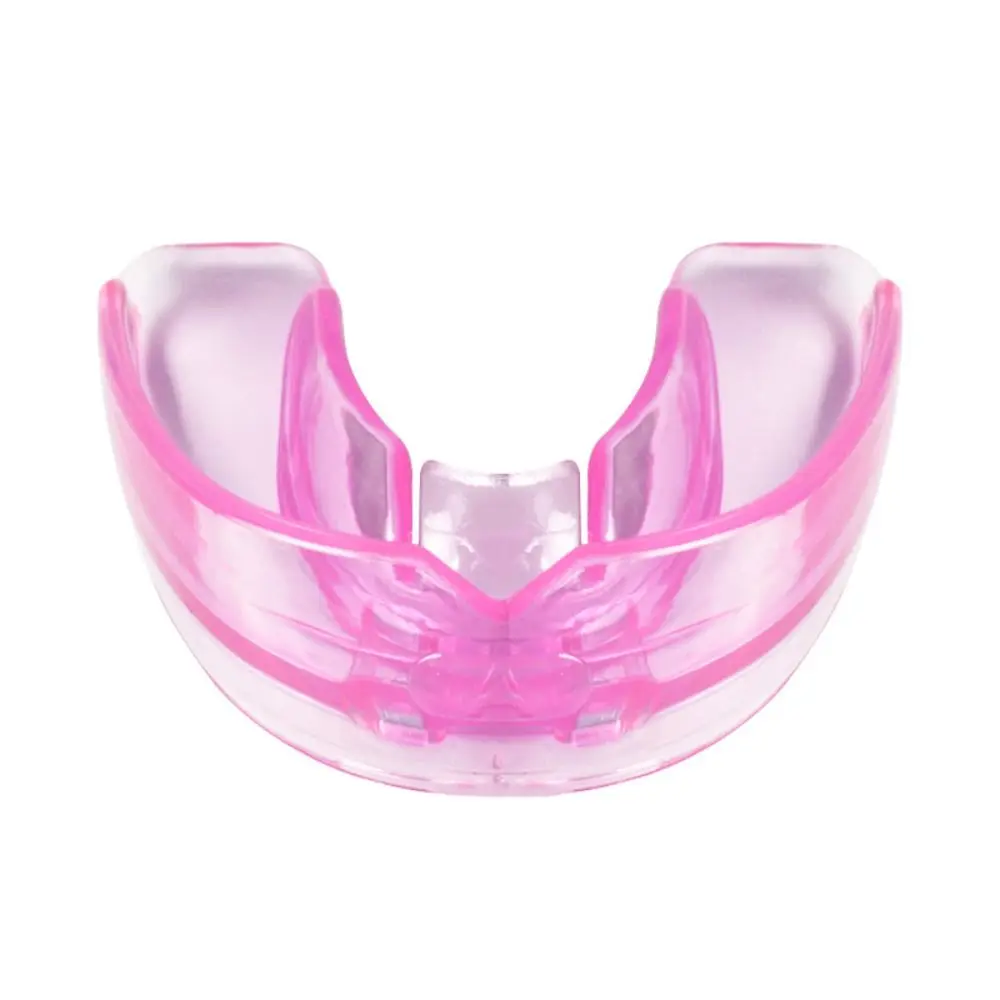 Proteção de dentes de silicone de segurança esportiva azul roxo rosa profissional protetor bucal boxe protetor de goma adulto crianças