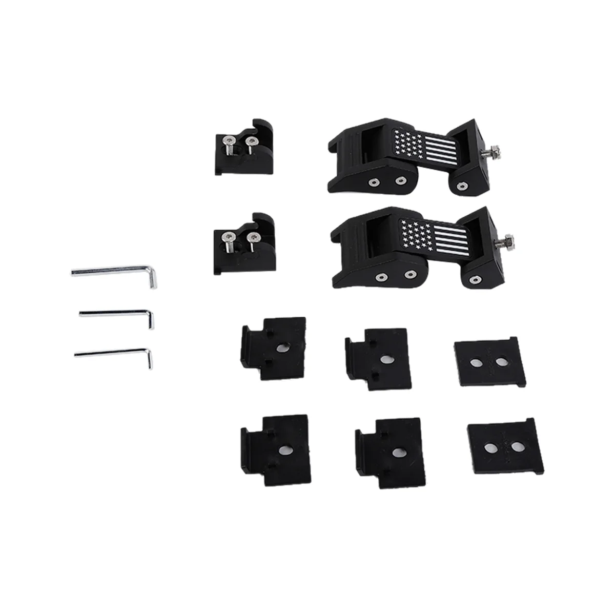 Car Engine Hood Latch Lock Catch Cover Kit for Jeep Wrangler JK 2007-2017 JL JT Gladiator 2018-2022 Accessories