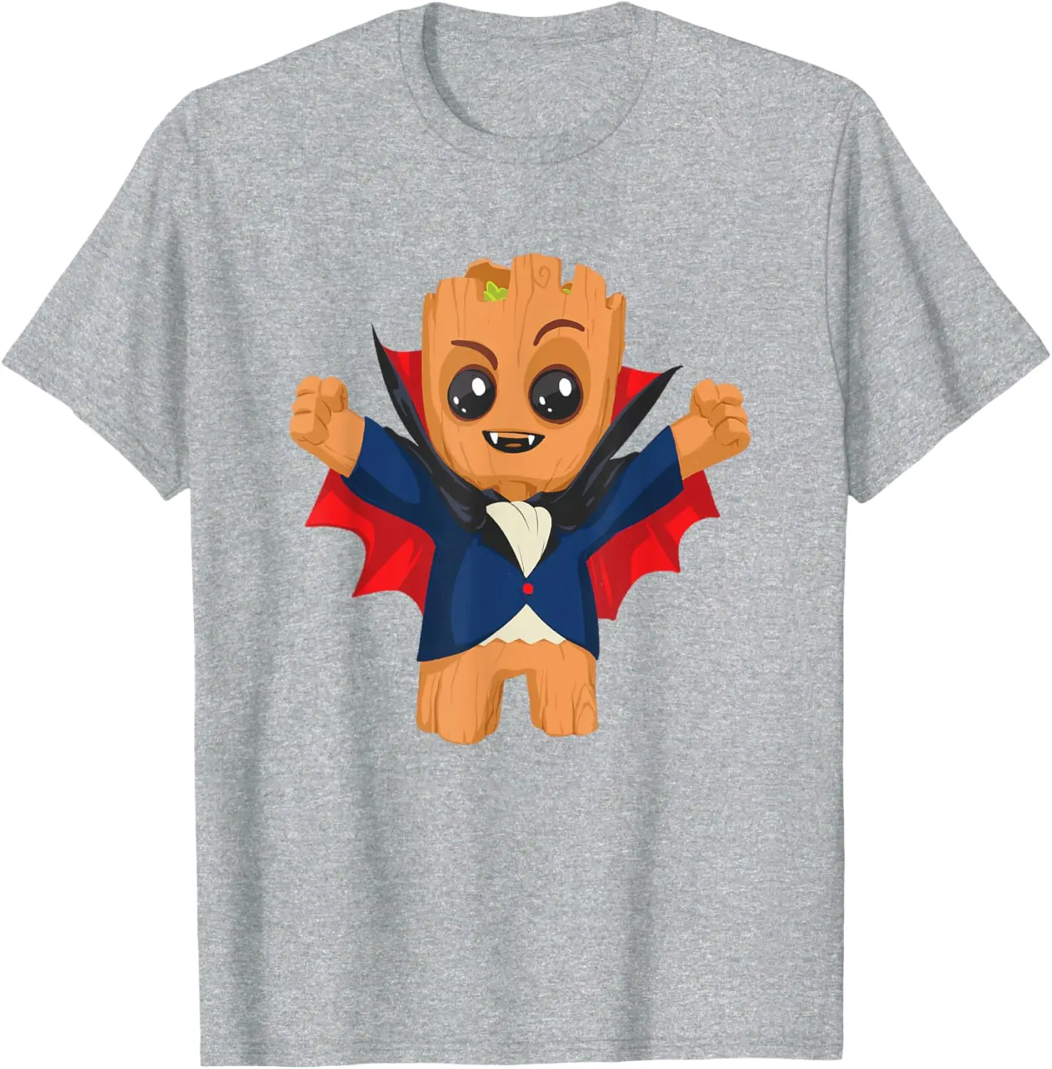 Marvel Classic Halloween Baby Groot Cute Vampire Costume T-Shirt