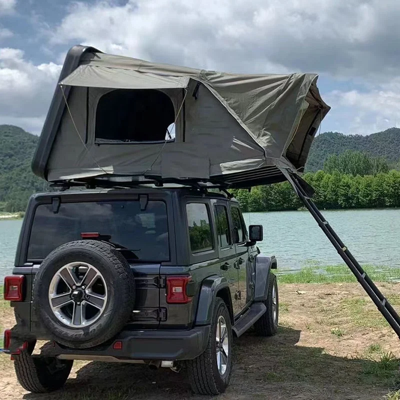 Aluminum Hard Side Roof Top Tent with Quick Automatic Opening Four-Season Waterproof Design for Outdoor Camping