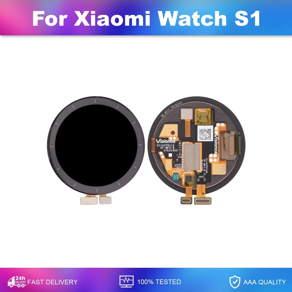 Para Xiaomi Watch S1 pantalla LCD MONTAJE DE digitalizador con pantalla táctil piezas para Xiaomi Mi Watch S1 Smartwatch