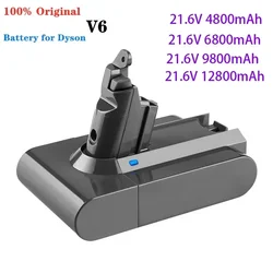 다이슨 배터리 교체, 애니멀 모터헤드 V6 슬림 V6 앱솔루트 진공 배터리, DC62, DC59, DC58, SV03, SV04, SV09, V6 용, 21.6 V12800Ah