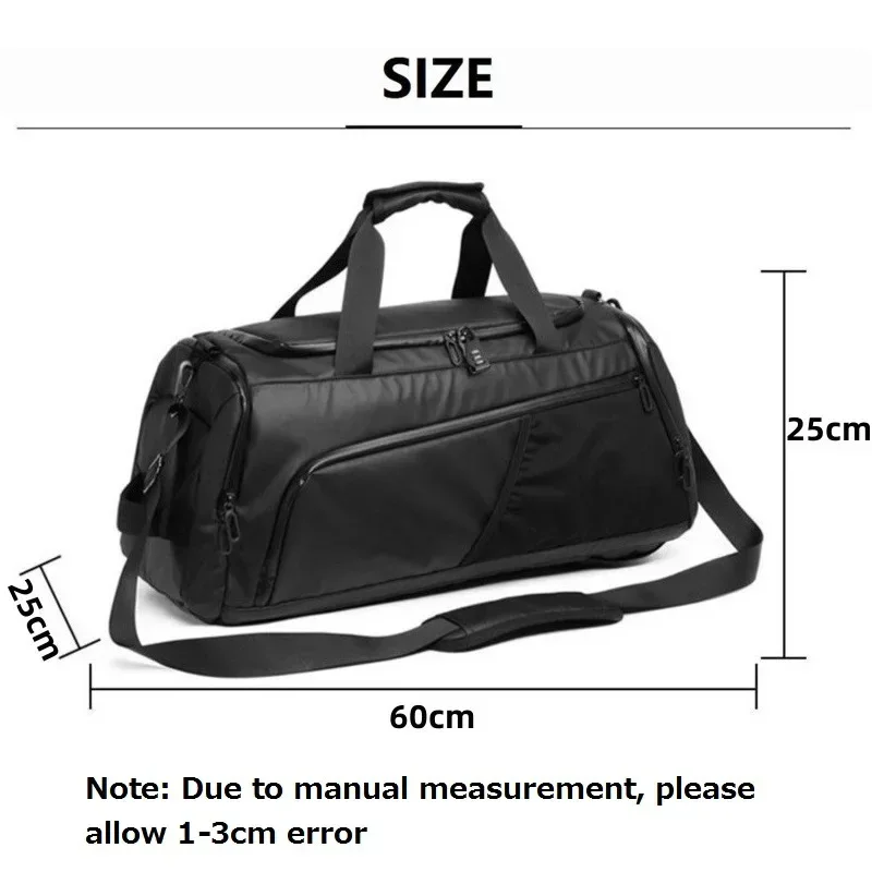 Large Capacity Gym Bag for Men, Training, Fitness, Workout, Sports, Backpack, Dry Wet, Yoga Bags, Business Travel, Shoes Pouch