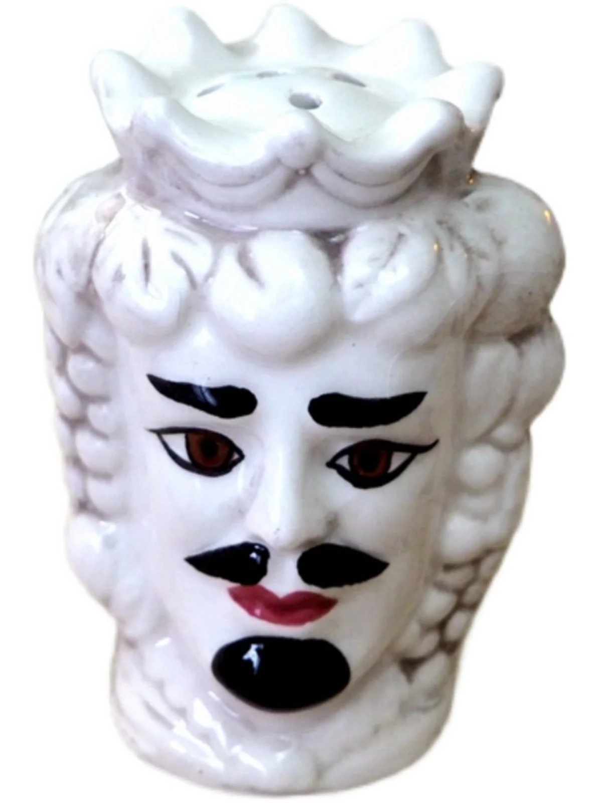 Foreign trade export ceramic portrait bust king queen queen queen ceramic vase personality ornaments