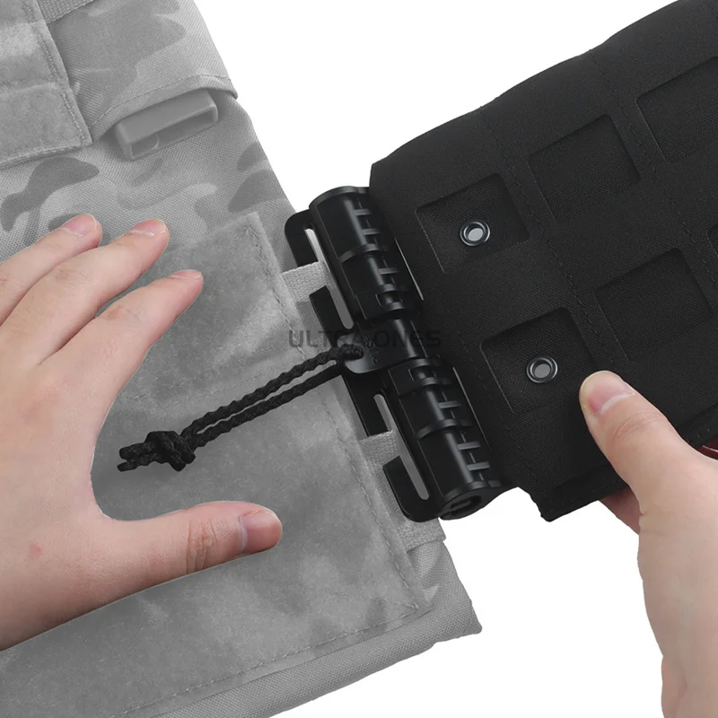 Tactical Plate Carrier Cummerbund Quick Release MOLLE Side Panel Girdle for LV-119 LV-120 Vest Hunting Airsoft Training Gear