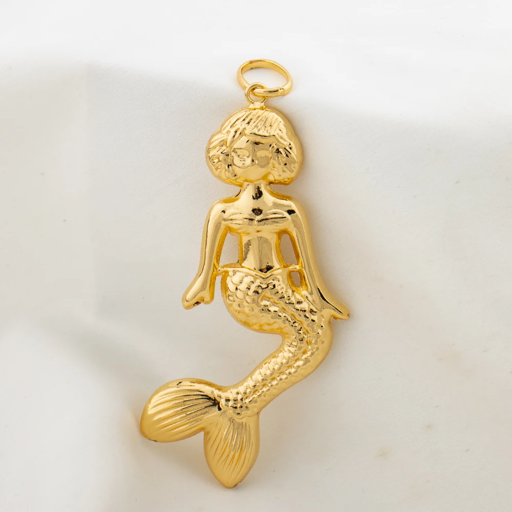 YM Elefanten-Design-Anhänger für Damen und Herren, modischer goldfarbener Schmuck, hochwertiger, einzigartiger Leoparden-Krokodil-Anhänger ohne Kette 8