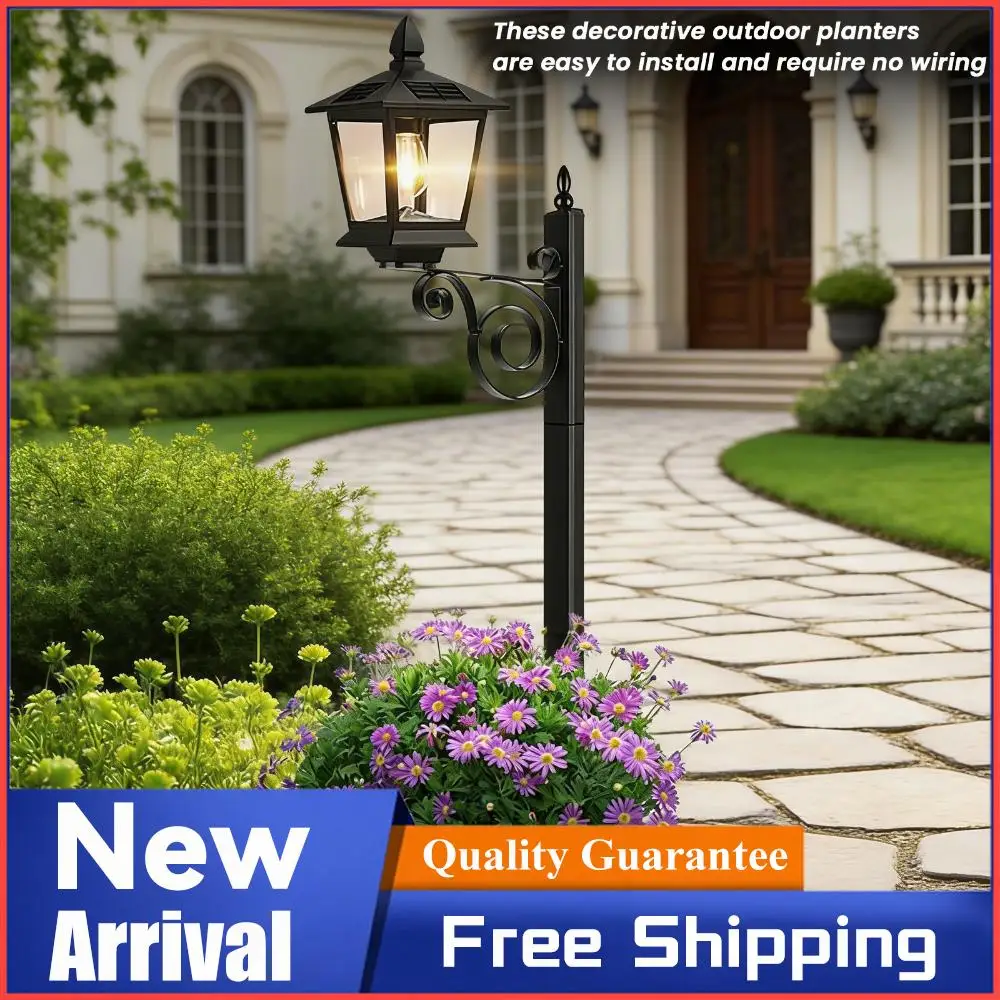 2-in-1-outdoor-flower-pots-light-with-planter-solar-lamp-post-light-freestanding-planters-lamp-waterproof-solar-lamp-for-yard