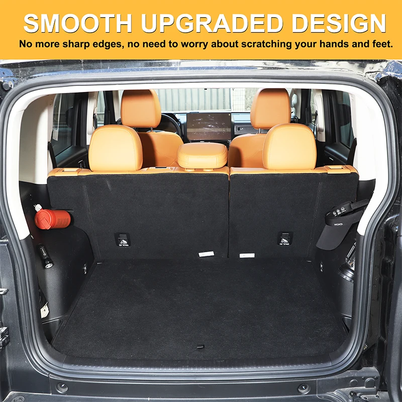 

For Haval Raptor 2023+ carbon steel black car trunk hooks on both sides of the car interior modification accessories