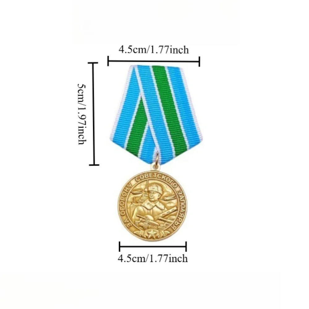 Soviet Orders and Medals Defense of The Arctic Medal Russian Metal Badge Brooch Vintage Collectibles Decoration Crafts Gifts