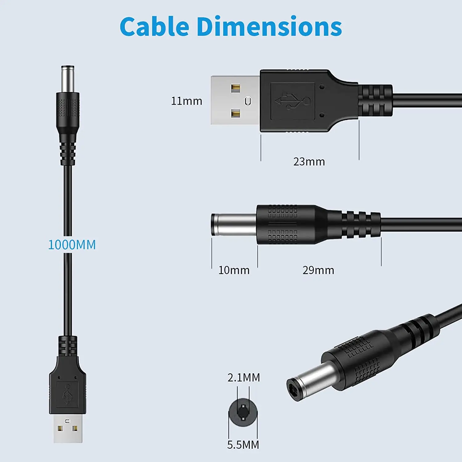 5V USB Charger Cord Replacement Adapter Compatible with a Various Types of HQ8505 Philips Norelco Shavers, Electric Razor, SURKE