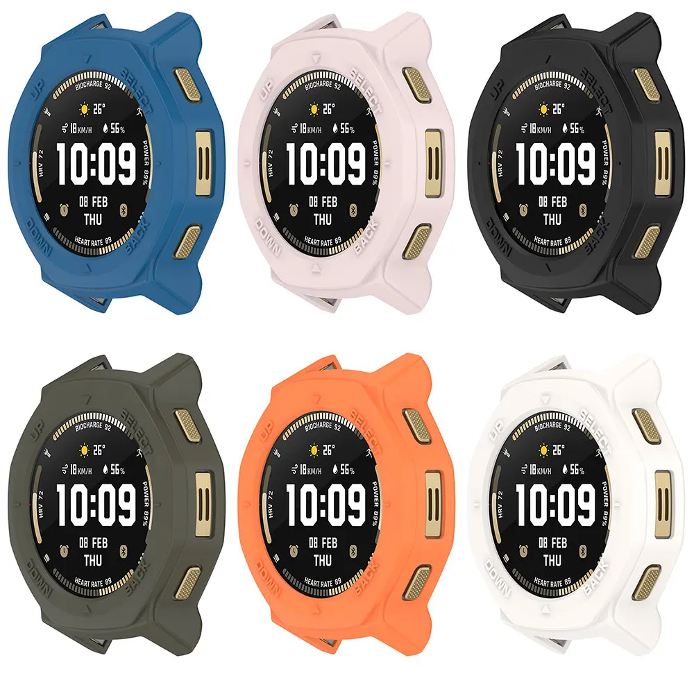 Case + Tempered Glass Film For Huami Amazfit T-Rex 3 Pro 44mm TPU Screen Protector & Bumper Protective Cover For T-Rex3 Pro