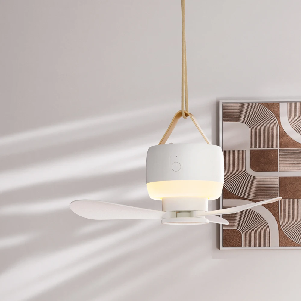 리모컨 소형 천장 선풍기 USB 충전 캠핑 야외 텐트 무소음 미니 선풍기 가정용 침대 기숙사 전기 선풍기