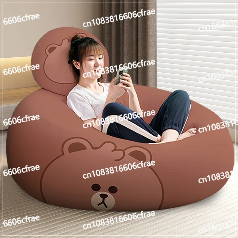 Cartoon Lazy Sofa Can Lie and Sleep Lounge Chair, Bedroom Lounge Chair, Balcony and Living Room, Leisure Bean Bag, Single Child