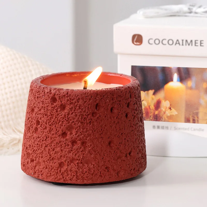 

French aromatherapy candle ambiance gift Smoke-free with hand fireworks scent