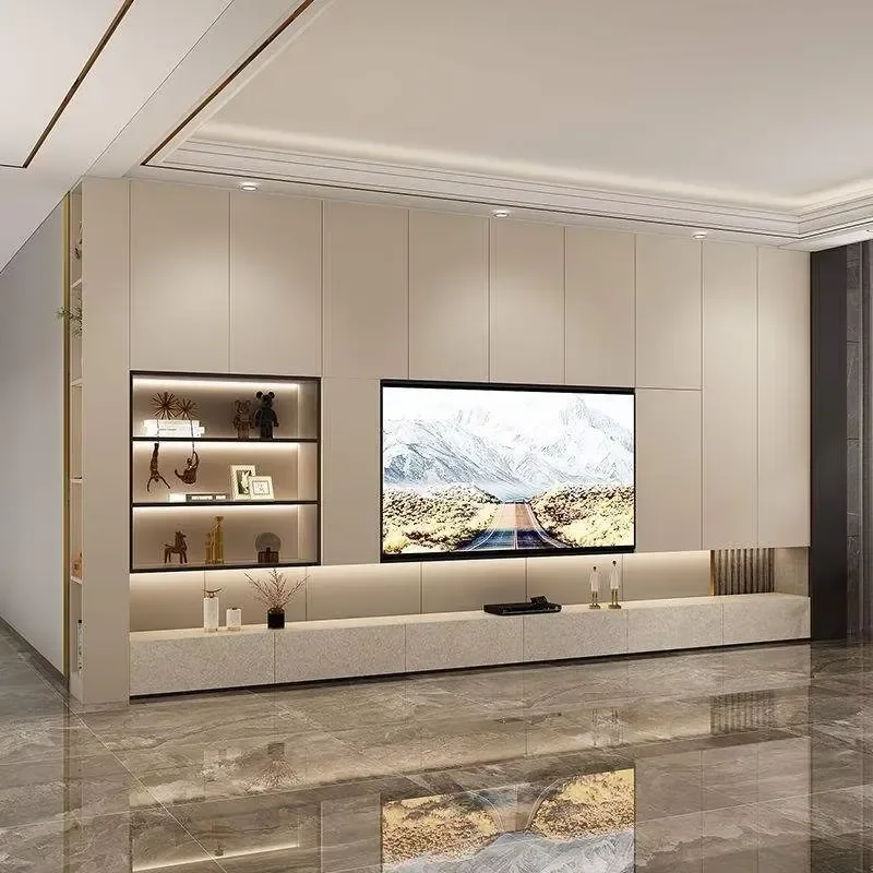 Wall Mounted TV Cabinet Well Designed Easy to Install Floating Media Console Storage Shelf for Living Room Bedroom Home Decor