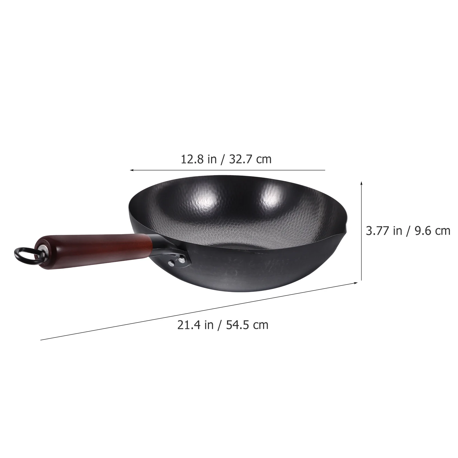 

Large Chinese Wok Iron Stir Fry Pan Non Stick Deep Frying Cookware For Gas Stove Kitchen Cooking Wok Pan Heavy Duty