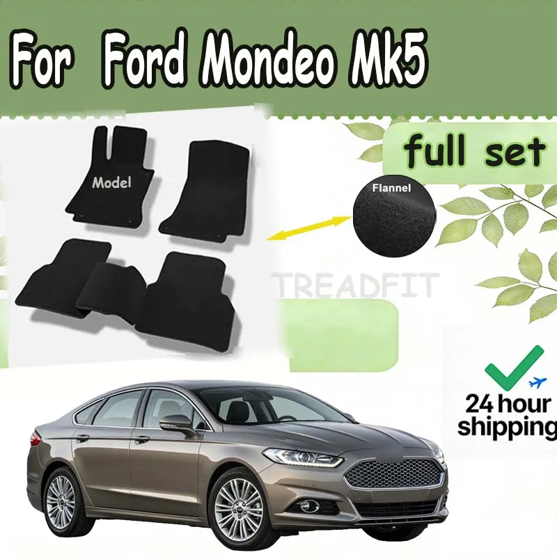 

Велюровые коврики для Ford Mondeo Mk5 V 2014~2022, Ford Fusion, автомобильные напольные коврики, панели, подкладки для ног, покрытие для пола, защитные накладки на пол