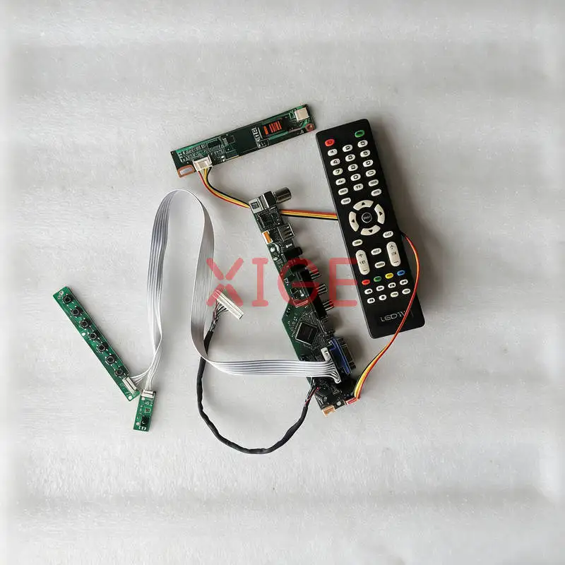 

Screen Drive Controller Board Fit HSD150PK14 N150P5 ITSX95 HSD150PK17 1-CCFL 1400x1050 USB+AV+VGA+HDMI 30 Pin LVDS 1400*1050 Kit