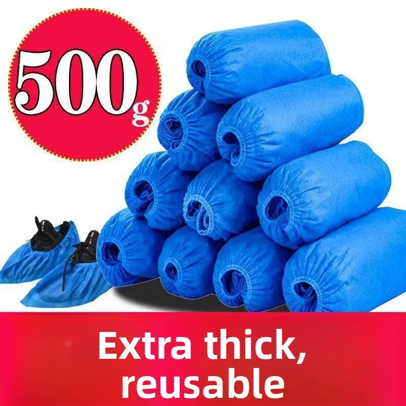 surchaussures-jetables-en-plastique-en-tissu-non-tisse-epaissies-impermeables-resistantes-a-l'usure-et-antiderapantes-pour-invites