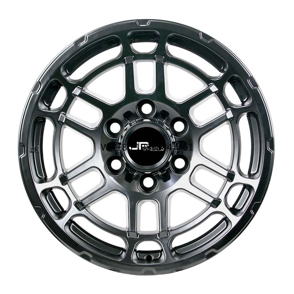 

Low Pressure Casting Black Alloy Wheels 17x8.0 Inch 6x139.7 Car Rims for Toyota Offroad Passenger Car Wheels #06255