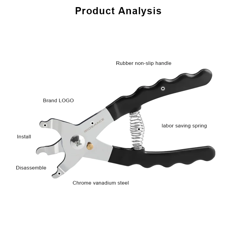 Fahrrad Kette Link Zangen Fahrrad Schnelle Entfernung Installieren Zange Rennrad Berg MTB Kette Schnalle Öffnen Schließen Clamp Reparatur Werkzeuge – Detail 4