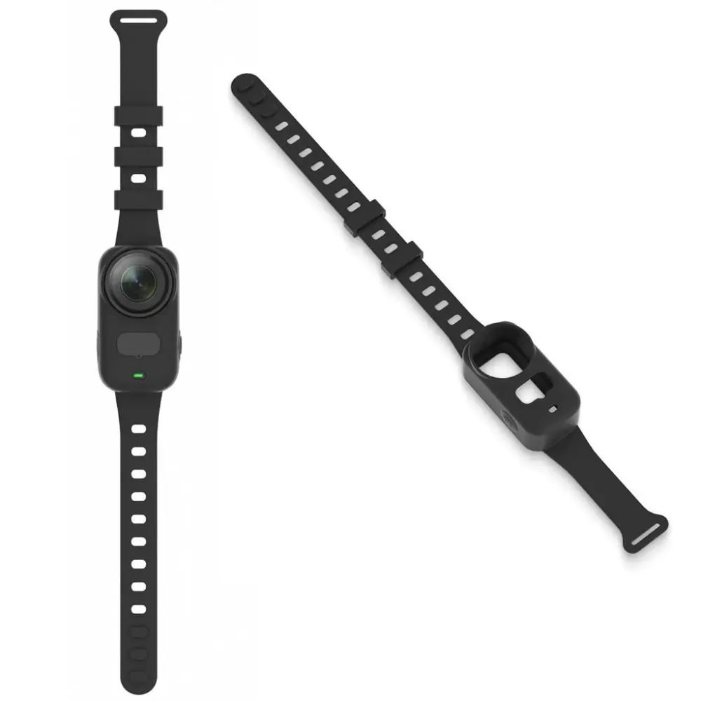 Silicone Hand Wrist Strap Mount Adjustable Fixed Tie Belt Protective Case Soft Protective Cover Shell for DJI Osmo Nano