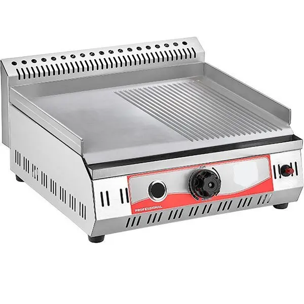 

HAPPY 50 CM Half Corrugated Plate Grill (Gas)