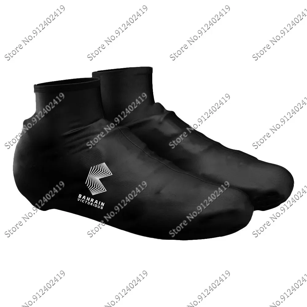 2024 Bahrain Victorious Cycling Shoe Covers Road Bike Shoes Cover MTB Jerseys Dust-proof Non-slip Outdoor Bicycle Overshoes