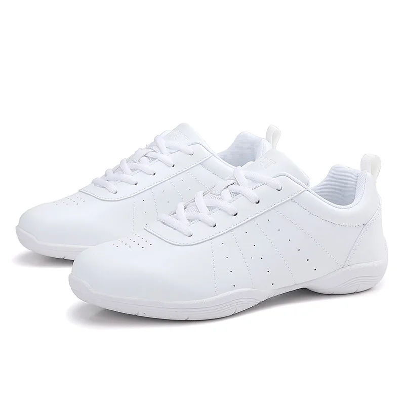 Youth Cheerleading Sneakers Girls White Dance Shoes Women Sneakers Training Tennis Kids Competitive Aerobics Shoes