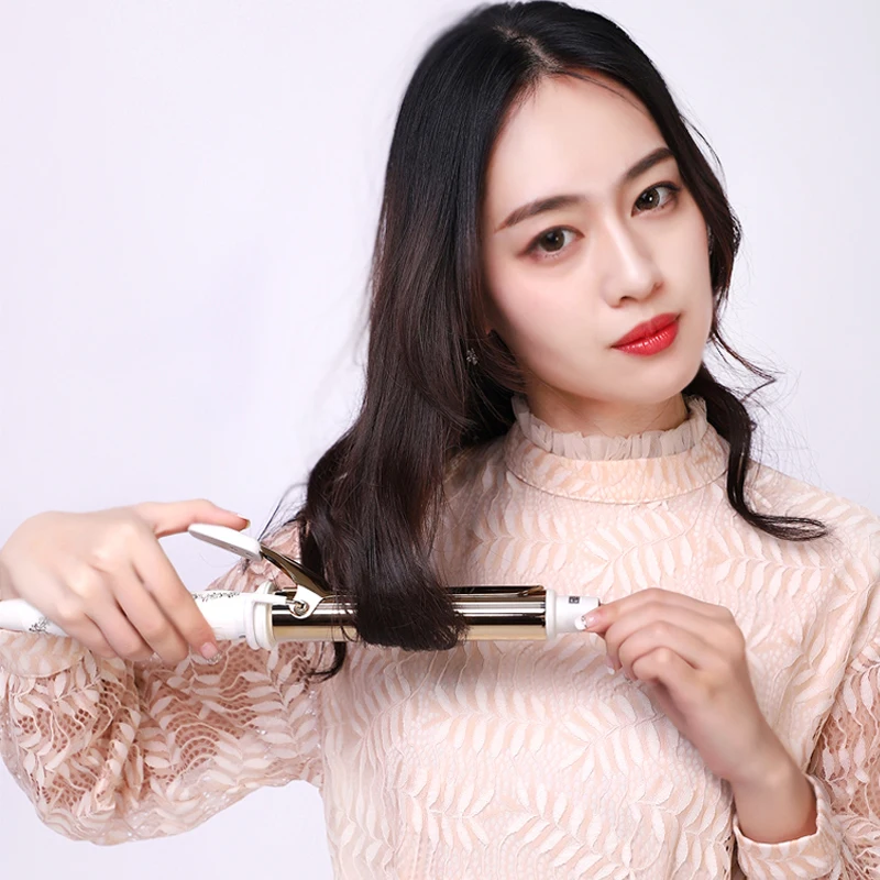 Professional Curling Iron Hair Curler Does Not Hurt The Hair Perm Negative Ion 32mm Bangs Lasting Syling Electric  Curling Iron